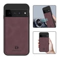 thumbnail image 1 of Nalacover Case for Google Pixel 8 Pro,Slim Luxury Premium PU Leather Non-Slip Grip Shockproof Bumper Anti-Scratch [ with Tempered Glass Screen Protector ] Cases for Google Pixel 8 Pro, Wine Red, 1 of 8