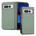 thumbnail image 1 of Nalacover Case for Google Pixel Fold Fiber Texture Case, Slim Thin Protective Cover Skin for Google Pixel Fold, with Anti-Slip Strip Sturdy Shockproof Lens Protection Phone Case, Green, 1 of 8