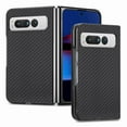 thumbnail image 1 of Nalacover Case for Google Pixel Fold Fiber Texture Case, Slim Thin Protective Cover Skin for Google Pixel Fold, with Anti-Slip Strip Sturdy Shockproof Lens Protection Phone Case, Black, 1 of 8