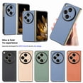 thumbnail image 1 of Nalacover Case for One Plus Open/OPPO Find N3 Fiber Texture Case, Slim Thin Protective Cover Skin for One Plus Open, with Anti-Slip Strip Sturdy Shockproof Lens Protection Phone Case, Blue, 1 of 8