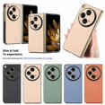 thumbnail image 1 of Nalacover Case for One Plus Open/OPPO Find N3 Fiber Texture Case, Slim Thin Protective Cover Skin for One Plus Open, with Anti-Slip Strip Sturdy Shockproof Lens Protection Phone Case, Khaki, 1 of 8