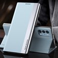 thumbnail image 1 of Nalacover Case for OnePlus Nord N200 5G, Luxury PU Leather Flip Folio Cover with Bracket Kickstand Magnetic Adsorption Full Body Lens Protection Shockproof Case, Lightblue, 1 of 5