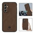 thumbnail image 1 of Nalacover Case for Samsung A13 4G,Slim Luxury Premium PU Leather Non-Slip Grip Shockproof Bumper Anti-Scratch [ with Tempered Glass Screen Protector ] Cases for Samsung Galaxy A13 4G, Brown, 1 of 8