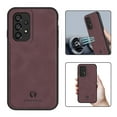 thumbnail image 1 of Nalacover Case for Samsung A32 5G,Slim Luxury Premium PU Leather Non-Slip Grip Shockproof Bumper Anti-Scratch [ with Tempered Glass Screen Protector ] Cases for Samsung Galaxy A32 5G, Wine Red, 1 of 8