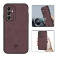 thumbnail image 1 of Nalacover Case for Samsung A54 5G,Slim Luxury Premium PU Leather Non-Slip Grip Shockproof Bumper Anti-Scratch [ with Tempered Glass Screen Protector ] Cases for Samsung Galaxy A54 5G, Wine Red, 1 of 8