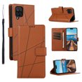 thumbnail image 1 of Nalacover Case for Samsung Galaxy A12 5G - Card Holder PU Leather Flip Wallet Cover with Magnetic Clasp Stand Hand Strap, Soft TPU Inner Shockproof Anti-Scratches Case for Galaxy A12 5G, Brown, 1 of 10