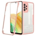 thumbnail image 1 of Nalacover Case for Samsung Galaxy A23 5G Clear Phone Case with Built-in Screen Protector, Dual-Layers Acrylic + TPU Shockproof Non-Yellowing Lens Protection Cover, Pink, 1 of 9