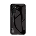 thumbnail image 1 of Nalacover Case for Samsung Galaxy A34 5G Gradient Colored Tempered Glass Cover, Micro-Frosted Frame Shockproof Anti-Scratches Lens Protection Folding Case for Samsung Galaxy A34 5G, Black, 1 of 8