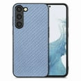 thumbnail image 1 of Nalacover Case for Samsung Galaxy S24 Plus Fiber Texture Case, Slim Thin Protective Cover Skin for Galaxy S24 Plus, with Anti-Slip Strip Sturdy Shockproof Lens Protection Phone Case, Blue, 1 of 9