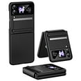 thumbnail image 1 of Nalacover Case for Samsung Galaxy Z Flip3 Skin-Friendly Soft Hinge Protection Cover, Plain Full Coverage Shockproof Non-Slip Lens Protection Slim Lightweight Case for Samsung Galaxy Z Flip3,Black, 1 of 9