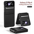 thumbnail image 1 of Nalacover Case for Samsung Galaxy Z Flip4 Skin-Friendly Soft Hinge Protection Cover, Plain Full Coverage Shockproof Non-Slip Lens Protection Slim Lightweight Case for Samsung Galaxy Z Flip4,Black, 1 of 9