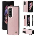thumbnail image 1 of Nalacover Case for Samsung Galaxy Z Fold 3, Premium PU Leather Silicon Anri-Scratches Protective Frame Cover with Magnetic Attraction Folding Case for Samsung Galaxy Z Fold 3,Rosegold, 1 of 8