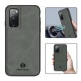 thumbnail image 1 of Nalacover Case for Samsung S20 Ultra, Slim Luxury Premium PU Leather Non-Slip Grip Shockproof Bumper Anti-Scratch [ with Tempered Glass Screen Protector ] Cases for Samsung Galaxy S20 Ultra, Gray, 1 of 8