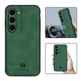 thumbnail image 1 of Nalacover Case for Samsung S22 Plus,Slim Luxury Premium PU Leather Non-Slip Grip Shockproof Bumper Anti-Scratch [ with Tempered Glass Screen Protector ] Cases for Samsung Galaxy S22 Plus, Darkgreen, 1 of 8