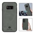 thumbnail image 1 of Nalacover Case for Samsung S8 Plus,Slim Luxury Premium PU Leather Non-Slip Grip Shockproof Bumper Anti-Scratch [ with Tempered Glass Screen Protector ] Cases for Samsung Galaxy S8 Plus, Gray, 1 of 8