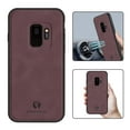 thumbnail image 1 of Nalacover Case for Samsung S9 Plus,Slim Luxury Premium PU Leather Non-Slip Grip Shockproof Bumper Anti-Scratch [ with Tempered Glass Screen Protector ] Cases for Samsung Galaxy S9 Plus, Wine Red, 1 of 8