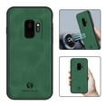 thumbnail image 1 of Nalacover Case for Samsung S9,Slim Luxury Premium PU Leather Non-Slip Grip Shockproof Bumper Anti-Scratch [ with Tempered Glass Screen Protector ] Cases for Samsung Galaxy S9, Darkgreen, 1 of 8