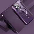 thumbnail image 1 of Nalacover Case for iPhone 13 Pro,Compatible with MagSafe Charging,Wallet Cover with RFID Blocking Card Slots,Shockproof PU Leather Magnetic Closure Folio Plating Clear Phone Case,Purple, 1 of 7
