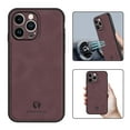 thumbnail image 1 of Nalacover Case for iPhone 13 Pro,Slim Luxury Premium PU Leather Non-Slip Grip Shockproof Bumper Anti-Scratch [ with Tempered Glass Screen Protector ] Cases For iPhone 13 Pro, Wine Red, 1 of 8