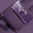 thumbnail image 1 of Nalacover Case for iPhone 14 Plus,Compatible with MagSafe Charging,Wallet Cover with RFID Blocking Card Slots,Shockproof PU Leather Magnetic Closure Folio Plating Clear Phone Case,Purple, 1 of 7