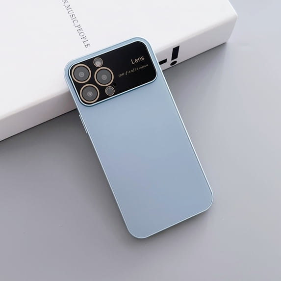 Nalacover Case for iPhone 14 Pro Max, Glossy Rugged Shockproof Anti-Scratches Cover with Lens Protector, Slim Lightweight Dustproof Case for iPhone 14 Pro Max,Blue