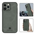 thumbnail image 1 of Nalacover Case for iPhone 14 Pro Max,Slim Luxury Premium PU Leather Non-Slip Grip Shockproof Bumper Anti-Scratch [ with Tempered Glass Screen Protector ] Cases For iPhone 14 Pro Max, Gray, 1 of 8