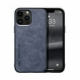 thumbnail image 1 of Nalacover Case for iPhone 14 Pro, Premium Silky Feel PU Leather Slim Lightweight Soft TPU Anti-Scratches Cover with Magnetic Car Mount Case for iPhone 14 Pro, Blue, 1 of 7