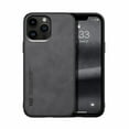 thumbnail image 1 of Nalacover Case for iPhone 14 Pro, Premium Silky Feel PU Leather Slim Lightweight Soft TPU Anti-Scratches Cover with Magnetic Car Mount Case for iPhone 14 Pro, Darkgray, 1 of 7
