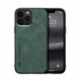 thumbnail image 1 of Nalacover Case for iPhone 14 Pro, Premium Silky Feel PU Leather Slim Lightweight Soft TPU Anti-Scratches Cover with Magnetic Car Mount Case for iPhone 14 Pro, Green, 1 of 7
