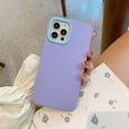 thumbnail image 1 of Nalacover Case for iPhone 16 Pro, Candy Color Silicone Rubber Skin-Friendly Slim Fit Phone Cover with Lens Frame Protection Rugged PC Frame Shockproof Anti-Slip Case for iPhone 16 Pro, Purple, 1 of 10