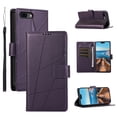 thumbnail image 1 of Nalacover Case for iPhone 8 Plus / iPhone 7 Plus - Card Holder PU Leather Flip Wallet Cover with Magnetic Clasp Stand Hand Strap, Soft TPU Inner Shockproof Anti-Scratches Case, Purple, 1 of 10