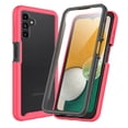thumbnail image 1 of Nalacover Clear Case for Samsung Galaxy A25 5G, Dual-Layers Transparent Hybrid Non-Yellowing Shockproof Case with Built-in Screen Protector Military Grade Heavy Duty Protection Cover, Pink, 1 of 4