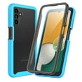 thumbnail image 1 of Nalacover Clear Case for Samsung Galaxy A35, Dual-Layers Transparent Hybrid Non-Yellowing Shockproof Case with Built-in Screen Protector Military Grade Heavy Duty Protection Cover, Blue, 1 of 4