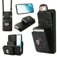 thumbnail image 1 of Nalacover Crossbody Wallet Case for Samsung S22 Plus, [6 Card Slots] Leather Purse Phone Case Luxury Buckle Closure Card Holder Shoulder Strap Handbag Case Women for Samsung Galaxy S22 Plus, Black, 1 of 11