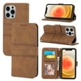 thumbnail image 1 of Nalacover Crossbody Wallet Case for iPhone 15 Plus with Card Slots Kickstand Magnetic Clasp, Luxury PU Leather Shoulder Strap Lanyard Shockproof Flip Cover for iPhone 15 Plus, Brown, 1 of 7