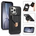 thumbnail image 1 of Nalacover Crossbody Wallet Case for iPhone 15 Pro Max with Shoulder Strap Lanyard, PU Leather Case with Credit Card Holder for Women Girls, Full Protection Metal Buckle Shockproof Phone Case, Black, 1 of 6