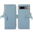 thumbnail image 1 of Nalacover Cute Wallet Case for Google Pixel 7, Card Slots Cash Holder Premium Faux PU Leather Flip Folio Cover with Magnetic Clasp RFID Blocking Kickstand Anti-Scratches Protective Case,Blue, 1 of 8