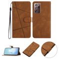 thumbnail image 1 of Nalacover Deisgned for Samsung Note 20 Ultra, Magnetic Folio Wrist Strap Flip Kickstand Premium PU Leather Wallet Case Cash Card Slots Holder Protective Case for Samsung Galaxy Note 20 Ultra, Brown, 1 of 9