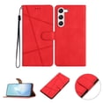 thumbnail image 1 of Nalacover Deisgned for Samsung S20 FE, Magnetic Folio Wrist Strap Flip Kickstand Premium PU Leather Wallet Case Cash Card Slots Holder Protective Case for Samsung Galaxy S20 FE, Red, 1 of 10