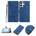 thumbnail image 1 of Nalacover Deisgned for Samsung S20 Ultra, Magnetic Folio Wrist Strap Flip Kickstand Premium PU Leather Wallet Case Cash Card Slots Holder Protective Case for Samsung Galaxy S20 Ultra, Blue, 1 of 10