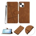 thumbnail image 1 of Nalacover Deisgned for iPhone 13, Magnetic Folio Wrist Strap Flip Kickstand Premium PU Leather Wallet Case Cash Card Slots Holder Protective Case For iPhone 13, Brown, 1 of 10