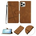 thumbnail image 1 of Nalacover Deisgned for iPhone 13 Pro, Magnetic Folio Wrist Strap Flip Kickstand Premium PU Leather Wallet Case Cash Card Slots Holder Protective Case For iPhone 13 Pro, Brown, 1 of 10