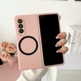 thumbnail image 1 of Nalacover Folding Case for Samsung Galaxy Z Fold 3, Skin-Friendly Rugged PC Shockproof Non-Slip Magnetic Cover Compatible with MagSafe Wireless Charging Slim Lightweight Case,Pink, 1 of 7