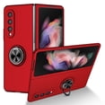 thumbnail image 1 of Nalacover Folding Case for Samsung Galaxy Z Fold4, Rotated Ring Holder Kickstand Rugged PC Shockproof Cover with Magnetic Car Mount Slim Fit Lens Protection Case for Samsung Galaxy Z Fold4, Red, 1 of 8
