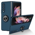 thumbnail image 1 of Nalacover Folding Case for Samsung Galaxy Z Fold4, Rotated Ring Holder Kickstand Rugged PC Shockproof Cover with Magnetic Car Mount Slim Fit Lens Protection Case for Samsung Galaxy Z Fold4, Darkblue, 1 of 8