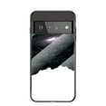 thumbnail image 1 of Nalacover For Google Pixel 6A Fit Slim Case,Stylish Galaxy Pattern Design Luxury Tempered Glass Back Case Anti-scratch Side with TPU Bumper Shockproof Camera Lens Protective Cover.F, 1 of 6