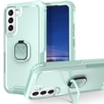 thumbnail image 1 of Nalacover For Samsung Galaxy S23 Plus Slim Case,Luxury Hybrid Hard PC and TPU Rugged Bumper 3-In-1 Rotatable Magnetic Ring Kickstand Four Corner Guard Shockproof Anti-Scratch Back Phone Cover.Green, 1 of 8