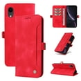 thumbnail image 1 of Nalacover For iPhone XR Wallet case 【RFID Blocking】【Slide Pocket Slot】,Credit Card Holder Flip Folio Book PU Leather Protective Cover Women Men For iPhone XR, red, 1 of 14