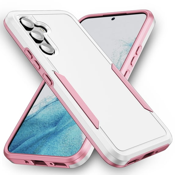 Nalacover for Galaxy S24 Plus Case: Dual Layer Protective Heavy Duty Cell Phone Case Shockproof Rugged Bumper Tough Hand Grip - Military Grade Drop Tested for Samsung Galaxy S24 Plus, White
