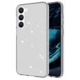 thumbnail image 1 of Nalacover Glitter Clear Case for Samsung Galaxy S24, Silicone Shockproof Translucent Shining Cover Compatible with MagSafe Lens Protection Case for Samsung Galaxy S24 Women Girls, Black, 1 of 6